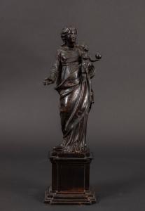 Deutscher Bildhauer, Madonna mit Kind, Bronze